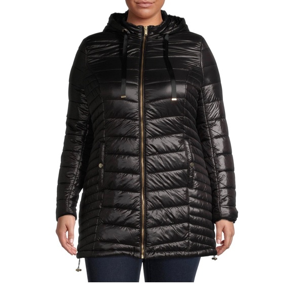 Mark Alan Plus Size Puffer Coat 3X (fits like 1/2X - Picture 2 of 3